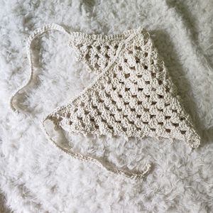 🆕️✋️ handmade • picot hair kerchief